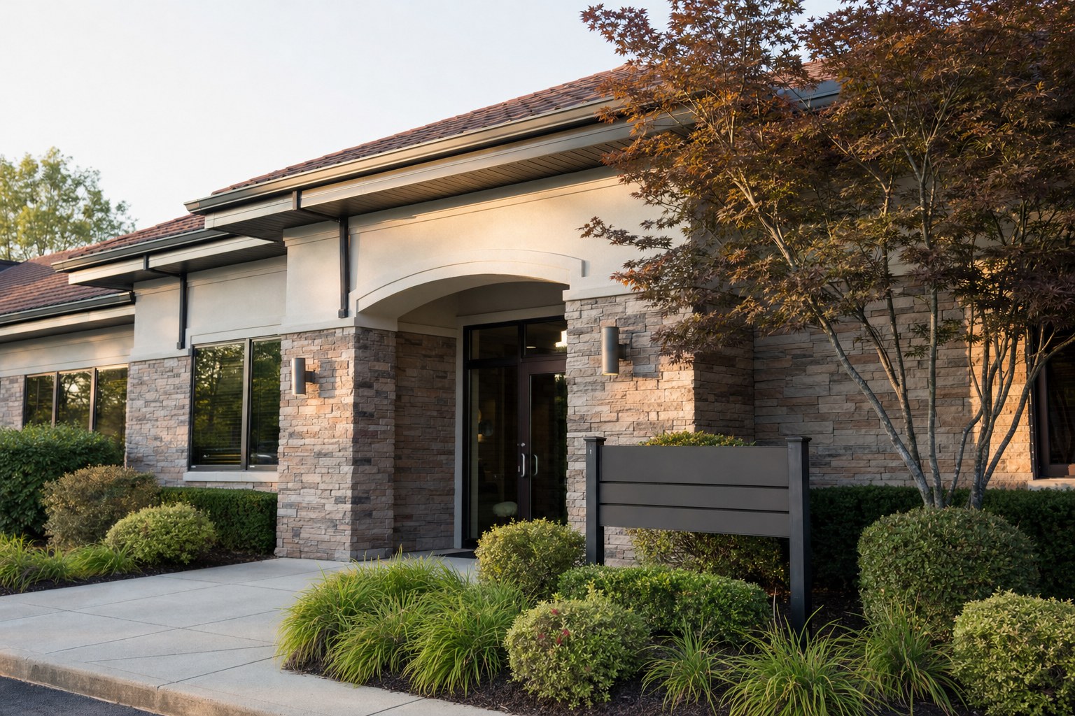 The entrance to Callowell Life & Benefits' Fairlawn office